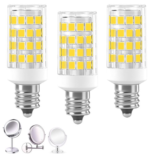 Led bulbs pack makeup mirror - led,